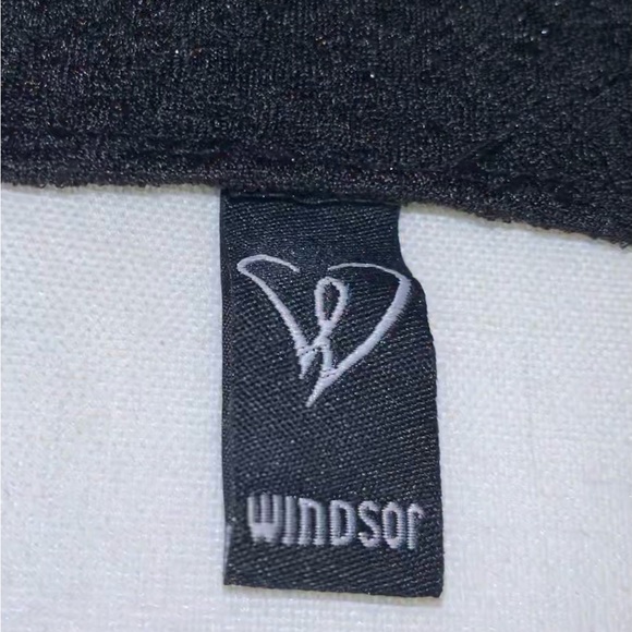 WINDSOR sparkle black vneck high cut formal prom dress size medium large 10 - Picture 4 of 13